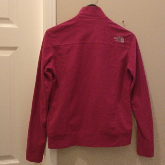 The North Face Pink Fleece Zip Up Sweater - Picture 8 of 14